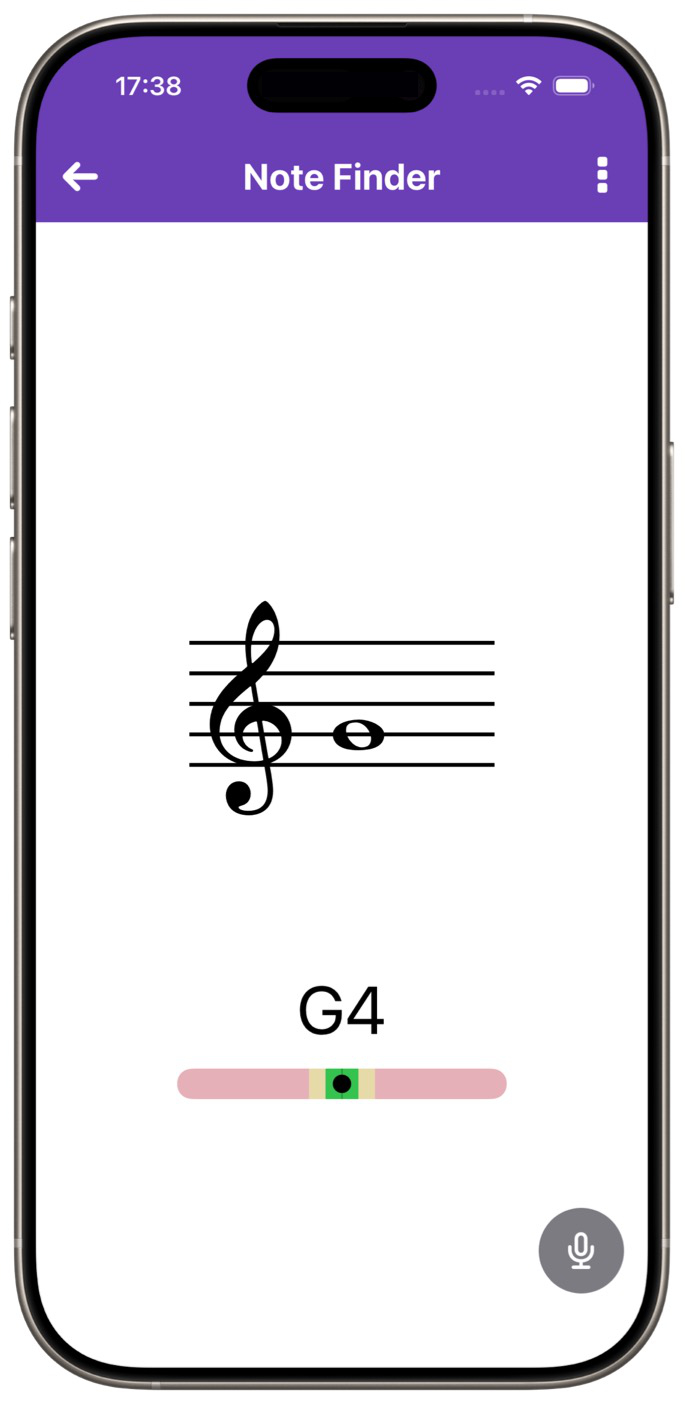 Czytanie nut – Szybciej! 7 – zrzut ekranu Note Findera